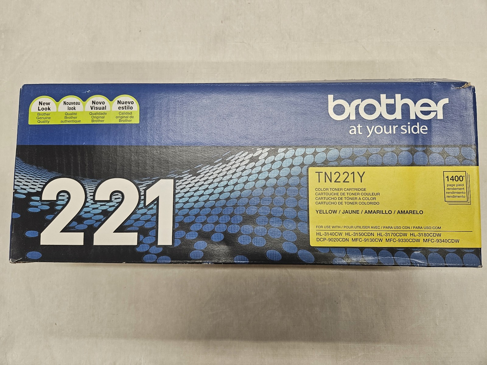 Brother TN221Y Yellow Toner Cartridge