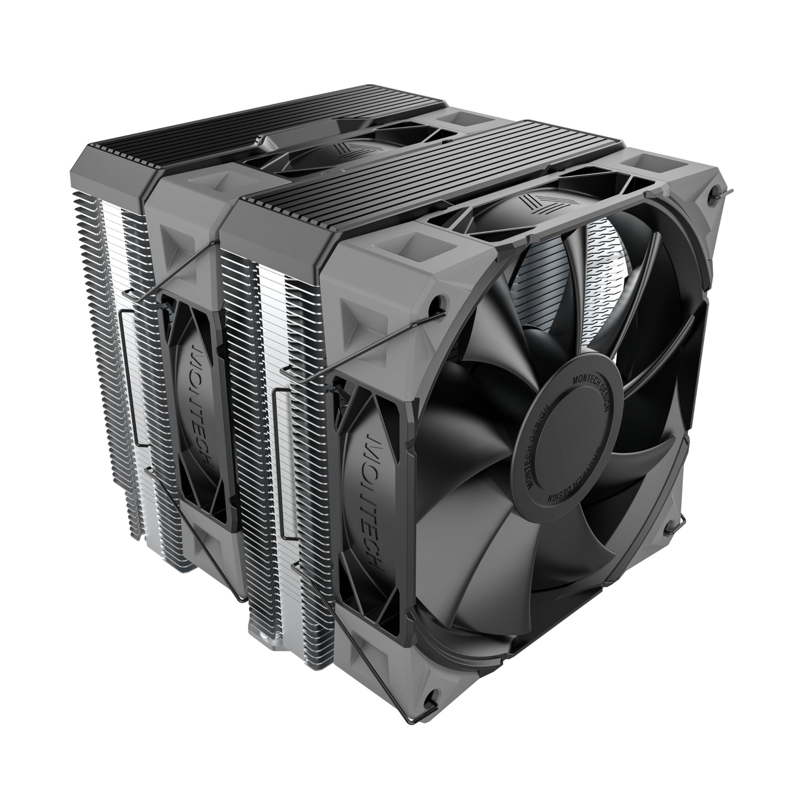Montech NX600B NX600 Dual Tower CPU Air Cooler Black