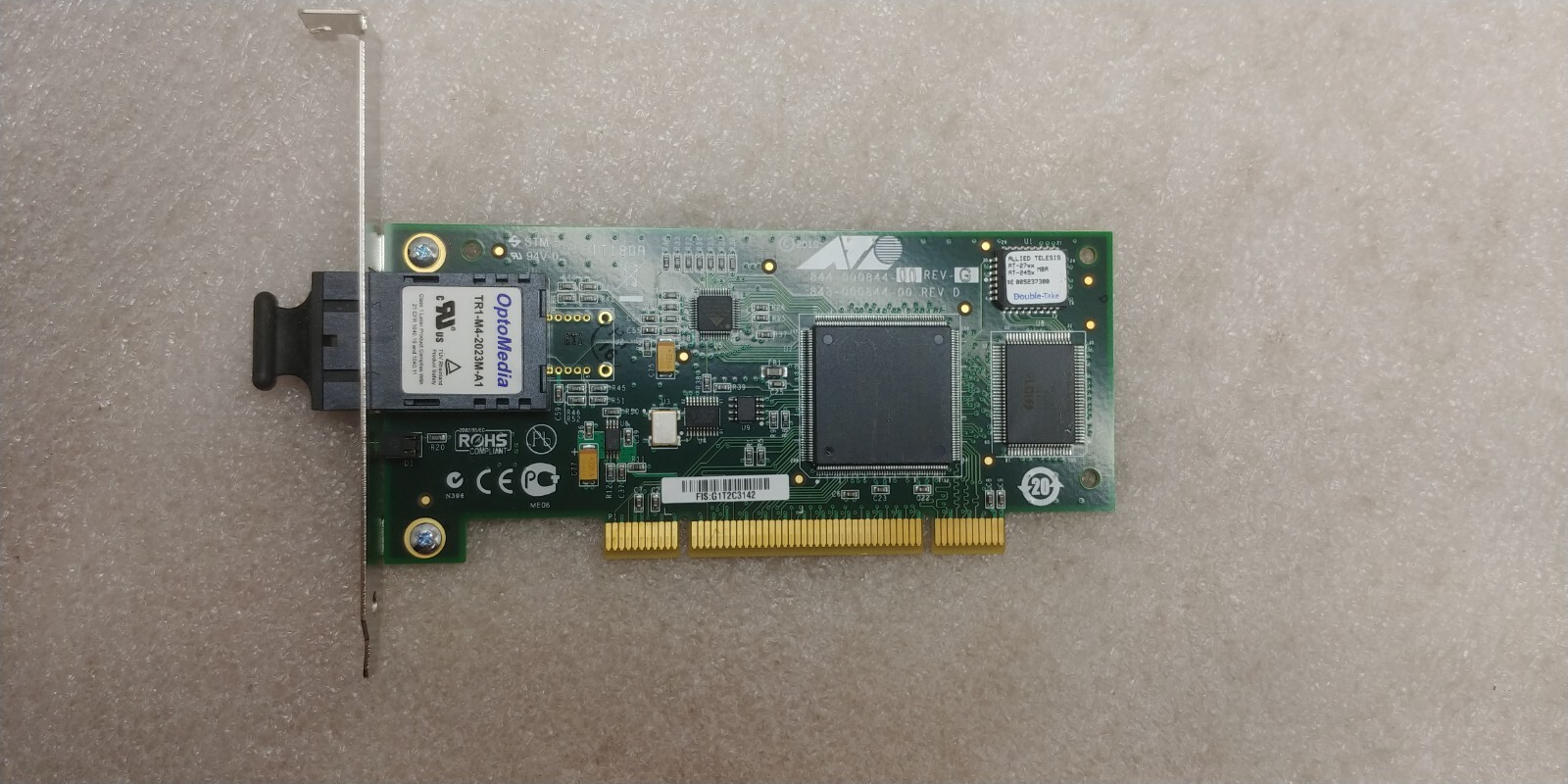 Allied Telesis 100FX Dual Port PCI Fibre Network Interface Card AT-2701FX F S/H