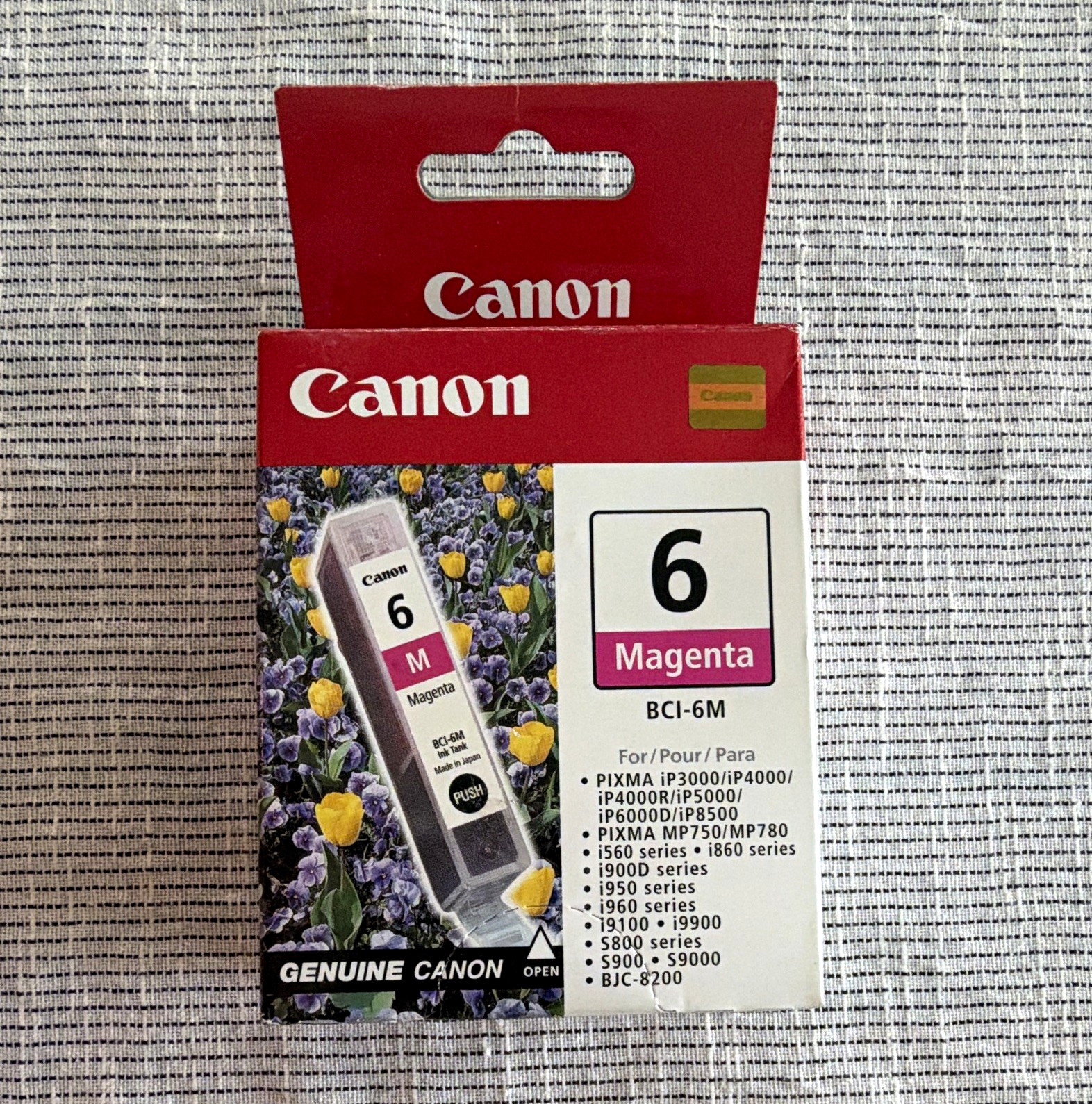 Canon BCI-6M 4707A003 Magenta Genuine/Original Inkjet Tank SEALED