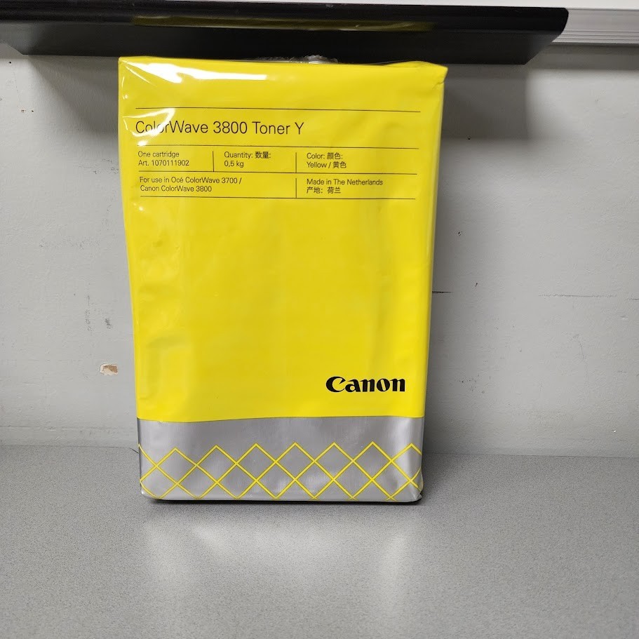 Canon 1070111902 ColorWave 3700 Toner Ctg Yellow