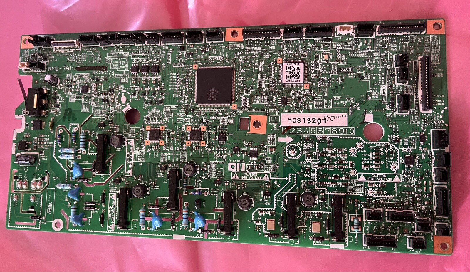 OEM RM2-7911 Engine Controller PC Board for HP LaserJet M377, M452, M477