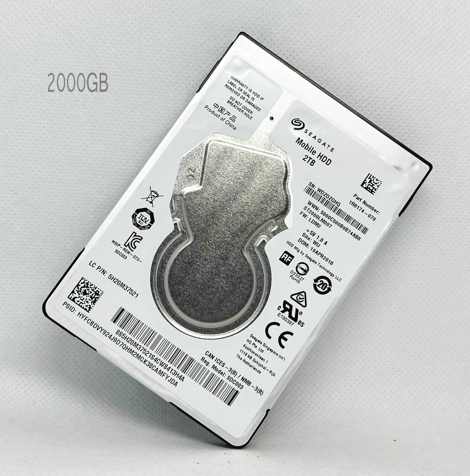 Seagate 2000GB 2T ST2000LM007 SATA interface high-speed notebook hard drive