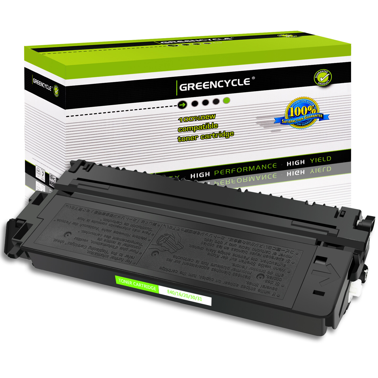 1PK E40 BLACK Toner Cartridge Fit For Canon FC108 FC200 FC210 FC310 FC330 FC336