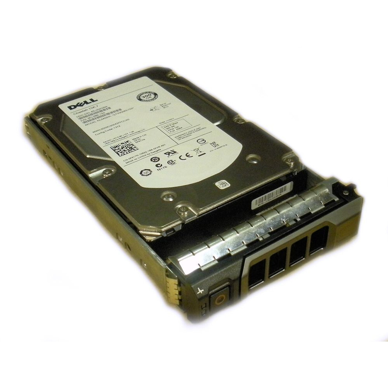 Dell F617N 15K.7 300GB 15K 3.5" ST3300657SS SAS Hard Drive With Caddy