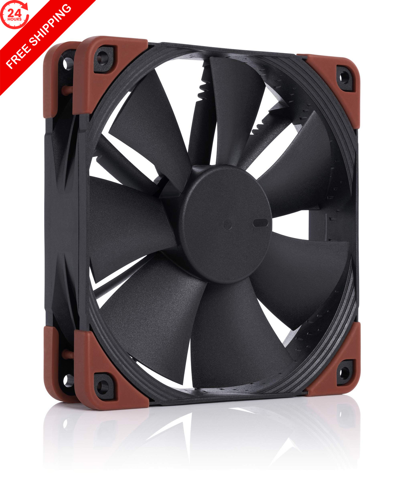 Noctua NF-F12 iPPC 3000 PWM Cooling Case Fan w/Focused 120x120x25 mm, Black