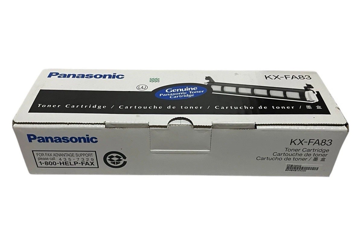 Genuine Oem Panasonic KX-FA83 Toner Cartridge New Open Box