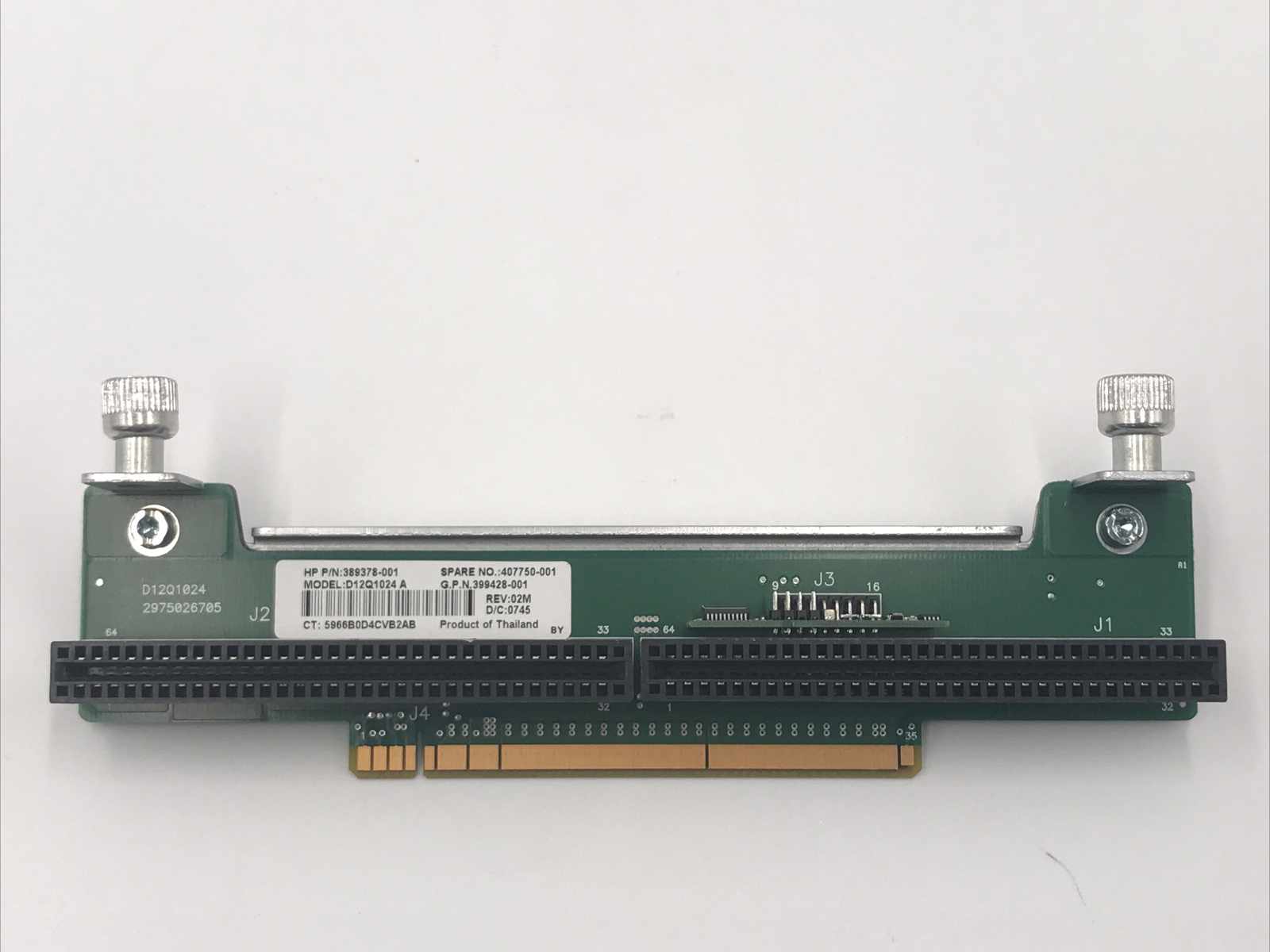 HP COMPAQ PRL DL380 G5 PS BACKPLANE BOARD 407750-001 389378-001 399428-001 