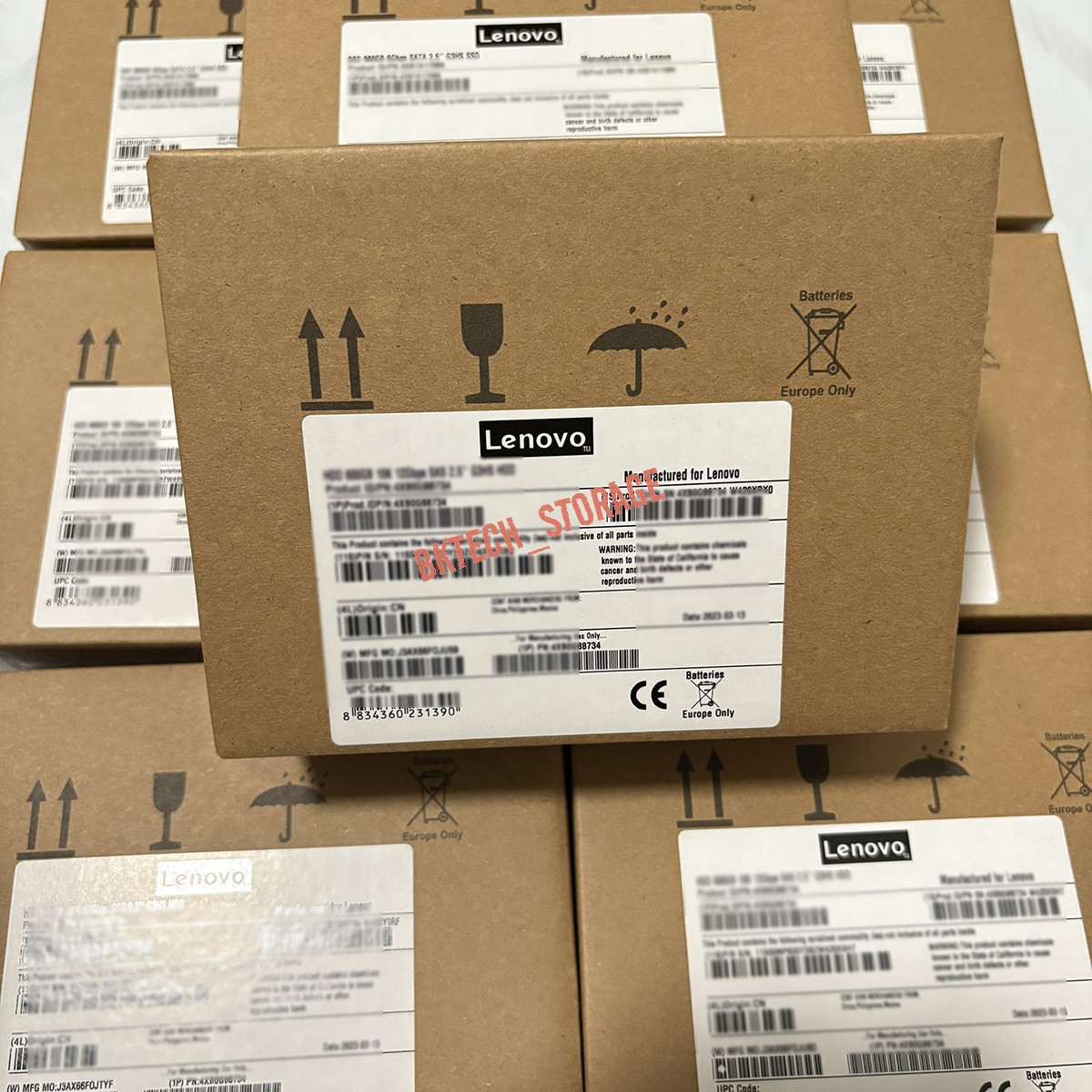 NewLenovo 1.8TB 00LA878 4XB0G88737 12Gb 10K 2.5'' SAS RD650 RD450 HDD Hard Drive