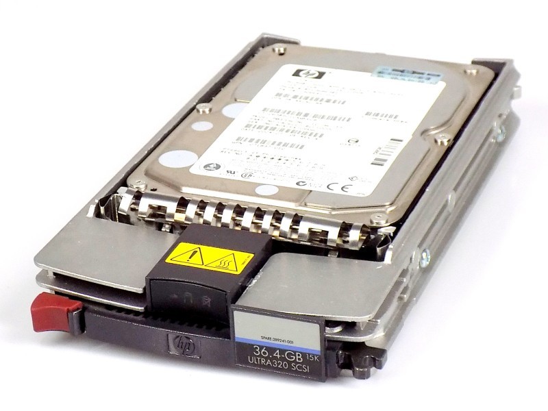 36.4GB HP 289241-001 BF036863B5 U320 SCSI 15K RPM HDD Hard Drive with Frame