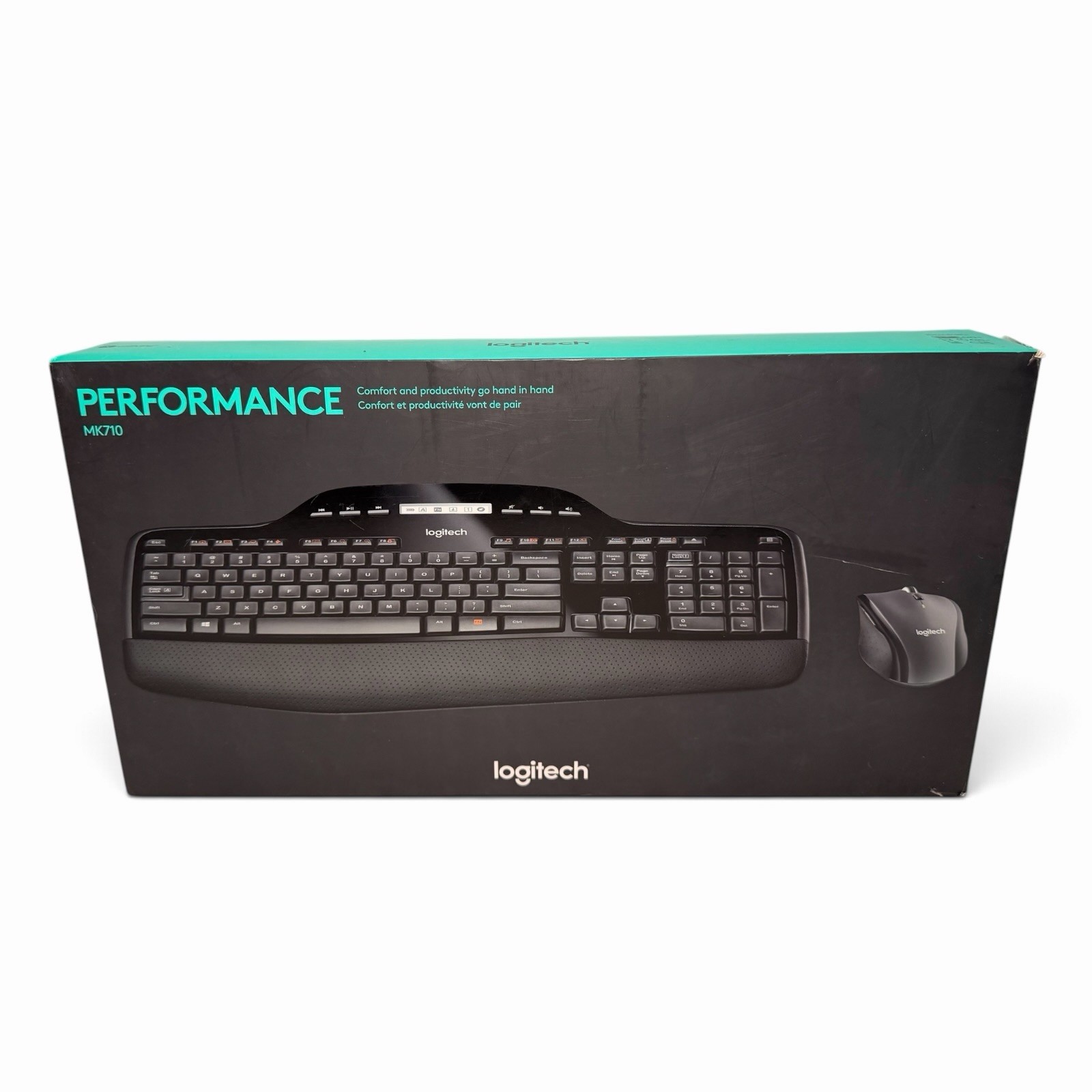 Logitech MK710 Performance Wireless Keyboard & Mouse With Receiver Combo New