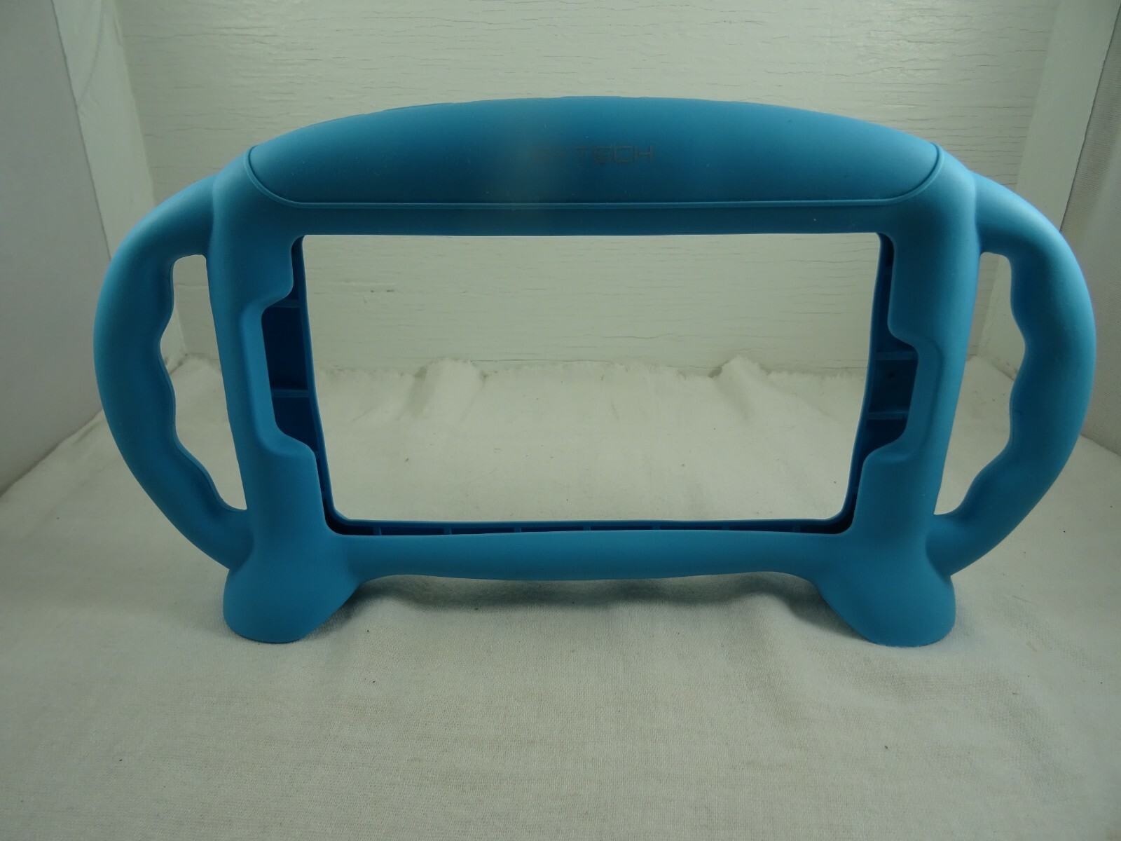 ByTech Silicone Universal Double Handle Tablet Holder Carrier Blue 7.5" x 4.5"