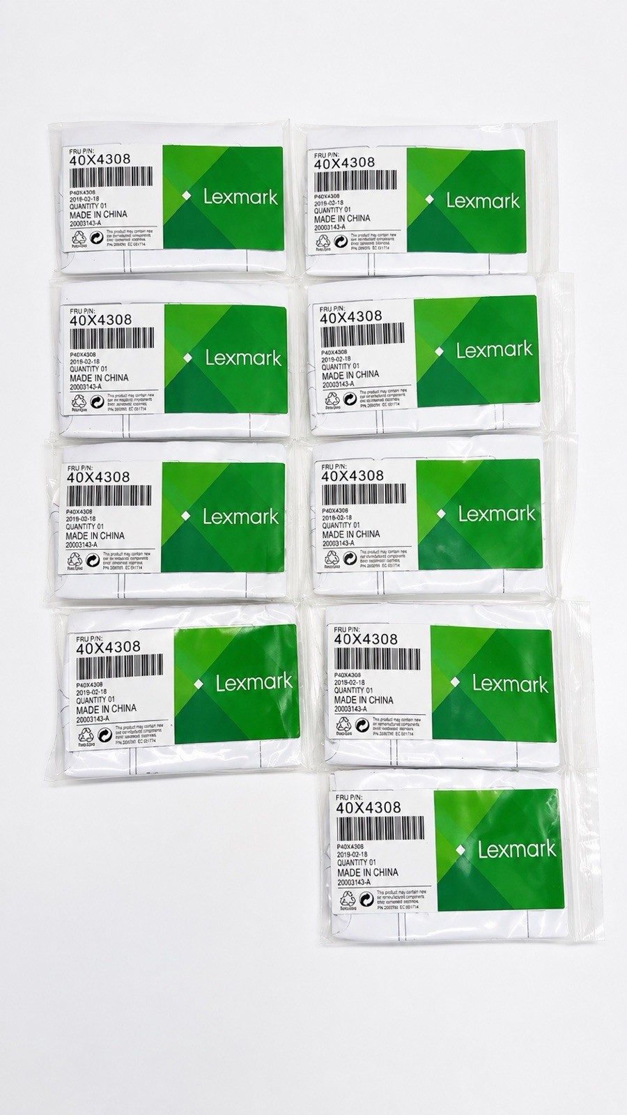 2X OEM 40X4308 40X0070 Pickup Roller Lexmark T630 T632 T634 T640 T642 T644 T650