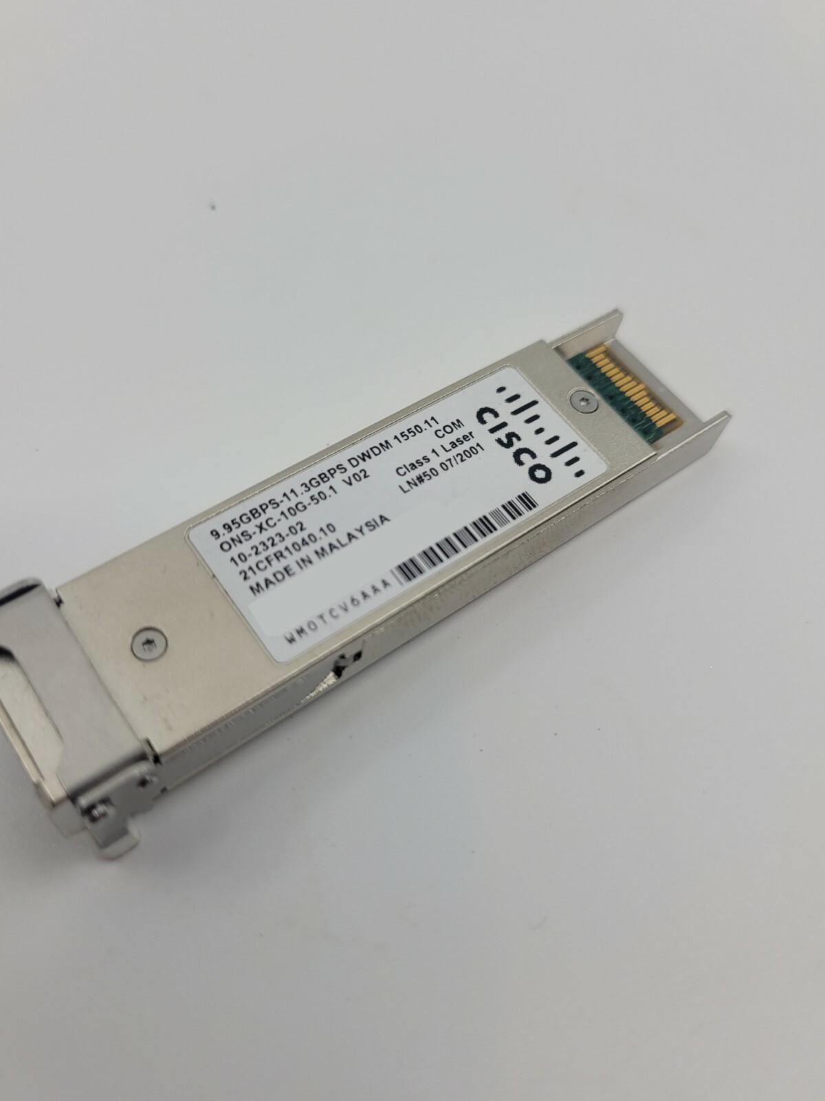 Cisco Genuine ONS-XC-10G-50.1 IN EXCELLENT WORKING CONDITION Used tested working