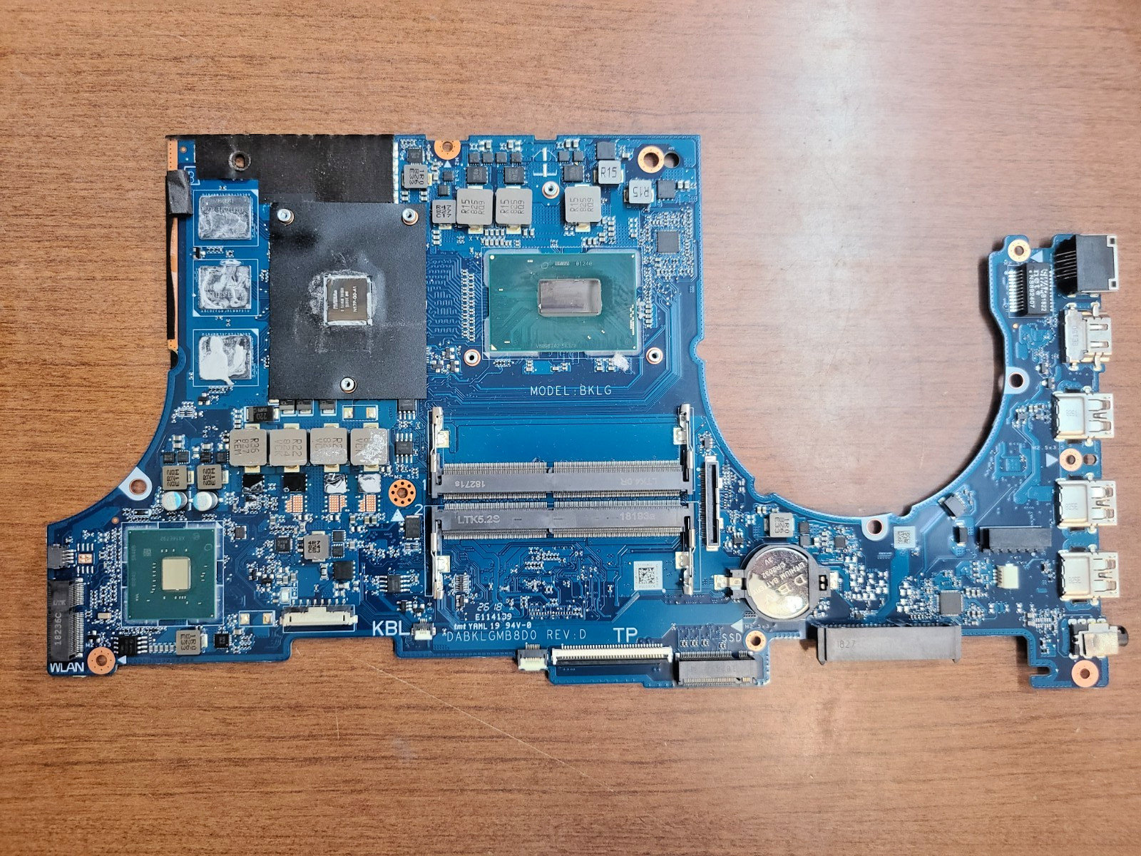 ASUS TUF FX504G FX504GD-RS51 i5-8300H 2.30ghz GTX1050 MOTHERBOARD NR00J0-MB4101