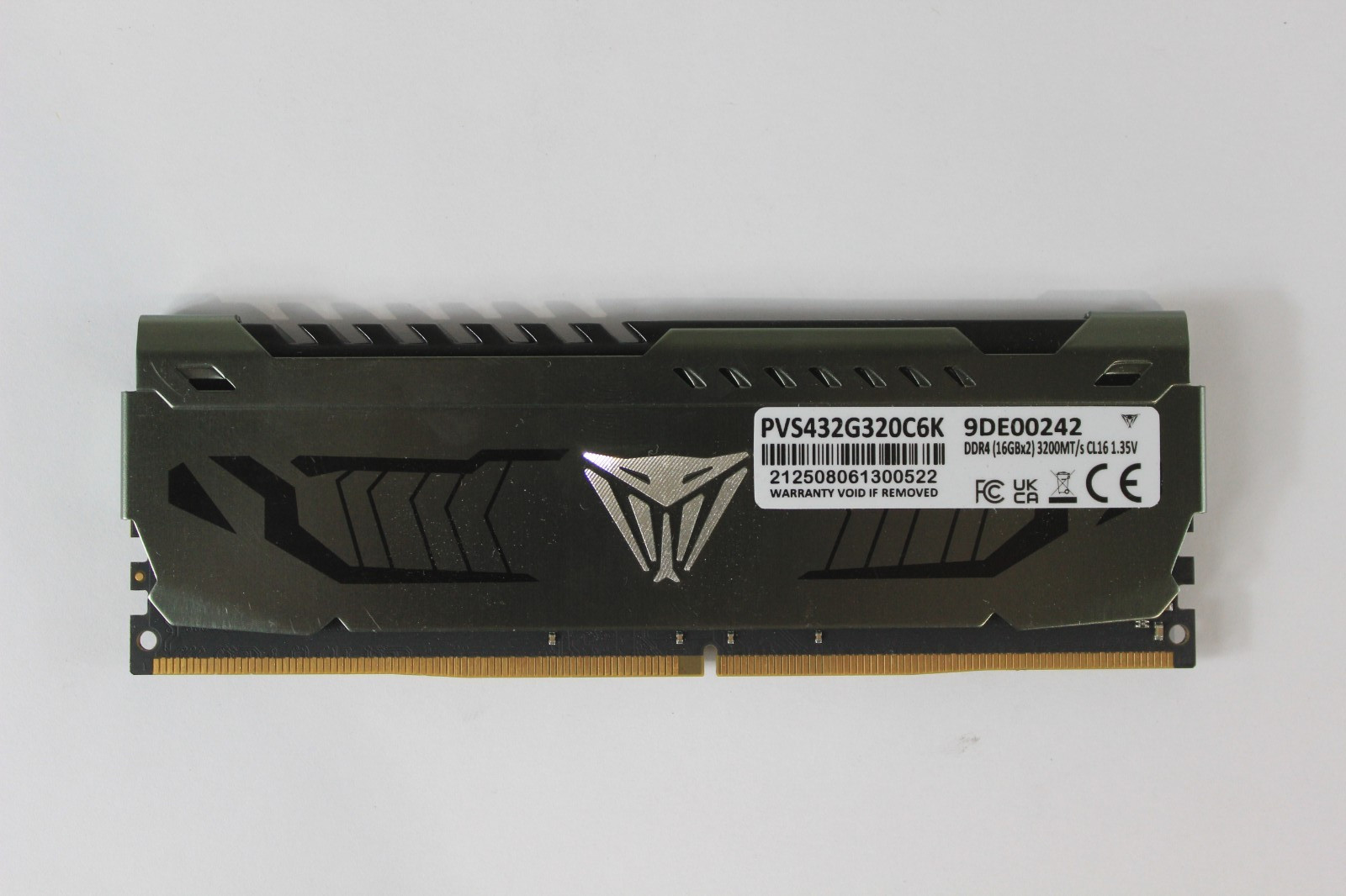 Patriot Viper Steel 16GB (1x16GB( DDR4-3200 RAM PC4-25600 PVS432G320C6K