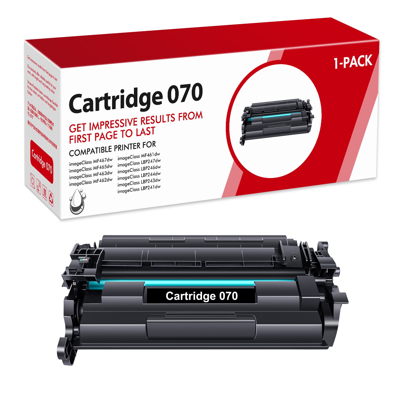 070 Toner Cartridge for Canon imageCLASS LBP243dw LBP244dw LBP246dw LBP247dw Lot
