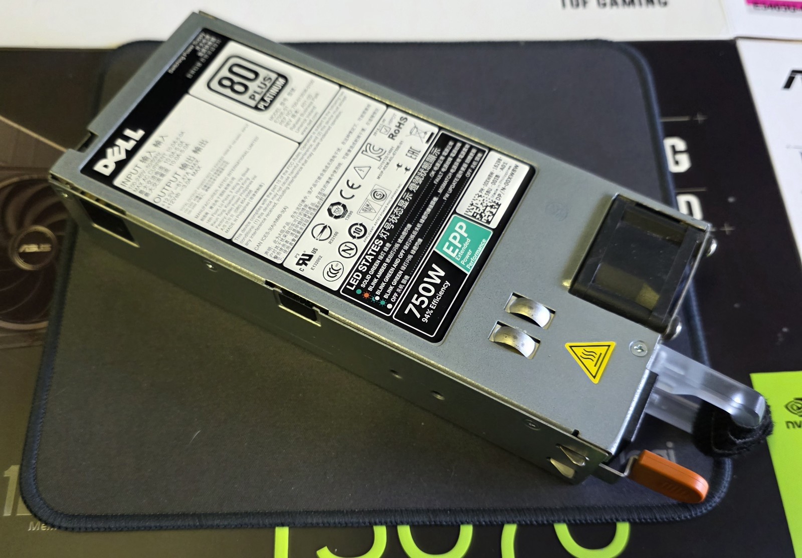 Dell E750E-S1 750W 80 Plus Platinum Switching Power Supply