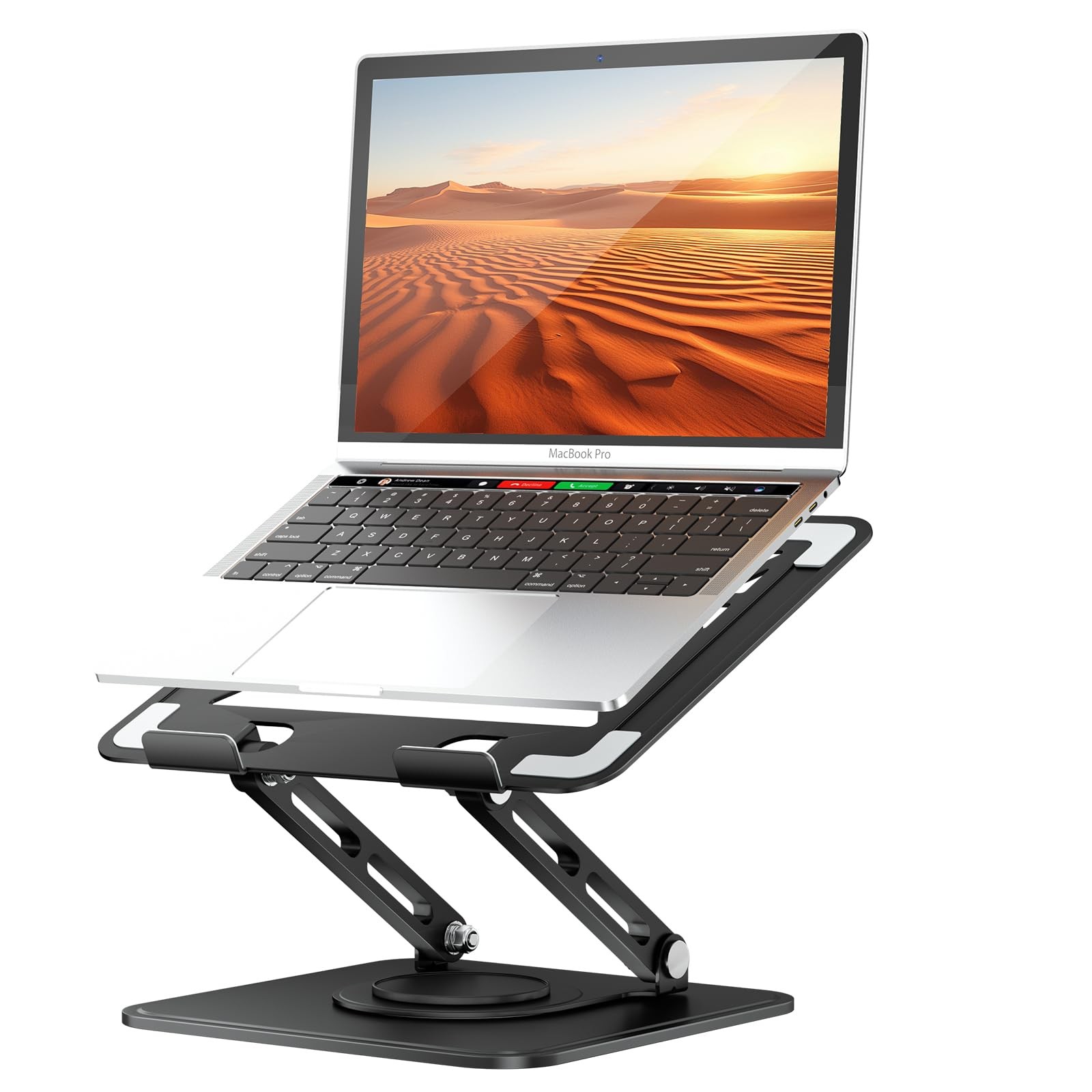 tounee Laptop Stand for Desk, Adjustable Computer Stand Holder with 360° Rotatin