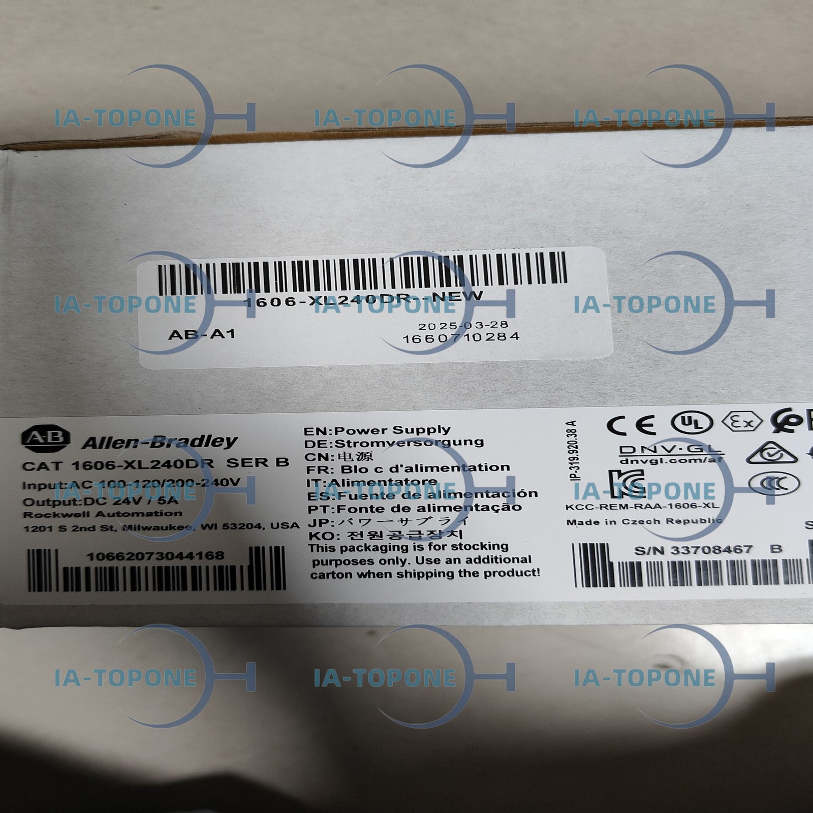 1pcs Real US Stock 1606-XL240DR Allen-Bradley New Fast Shipping + warranty