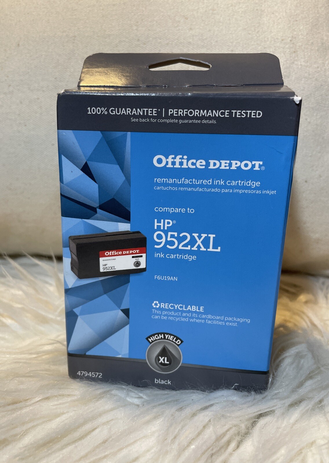 Office Depot Compare To HP 952XL Black Ink Cartridge EXPIRED