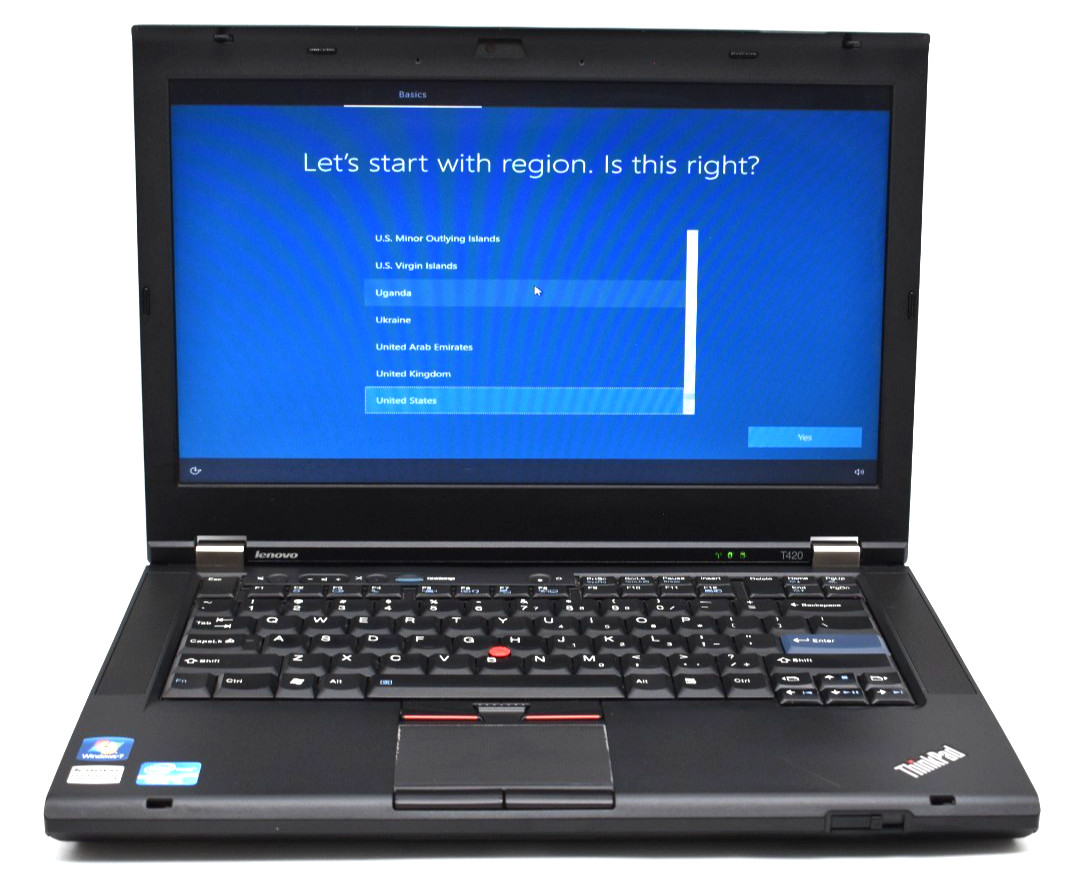 14" Lenovo ThinkPad T420i Laptop i3-2310M @ 2.10GHz 4GB RAM 128GB SSD No Battery