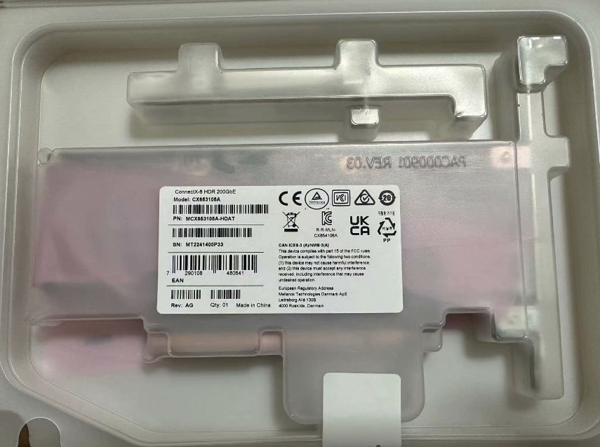 1PC NEW Mellanox new MCX653105A-HDAT Fast transportation