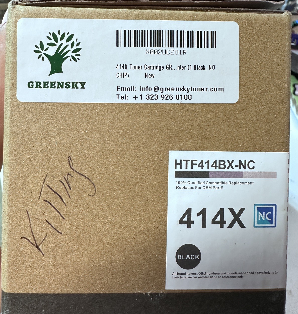 414X Toner Cartridges Black No Cheap HP for Color Laserjet Pro