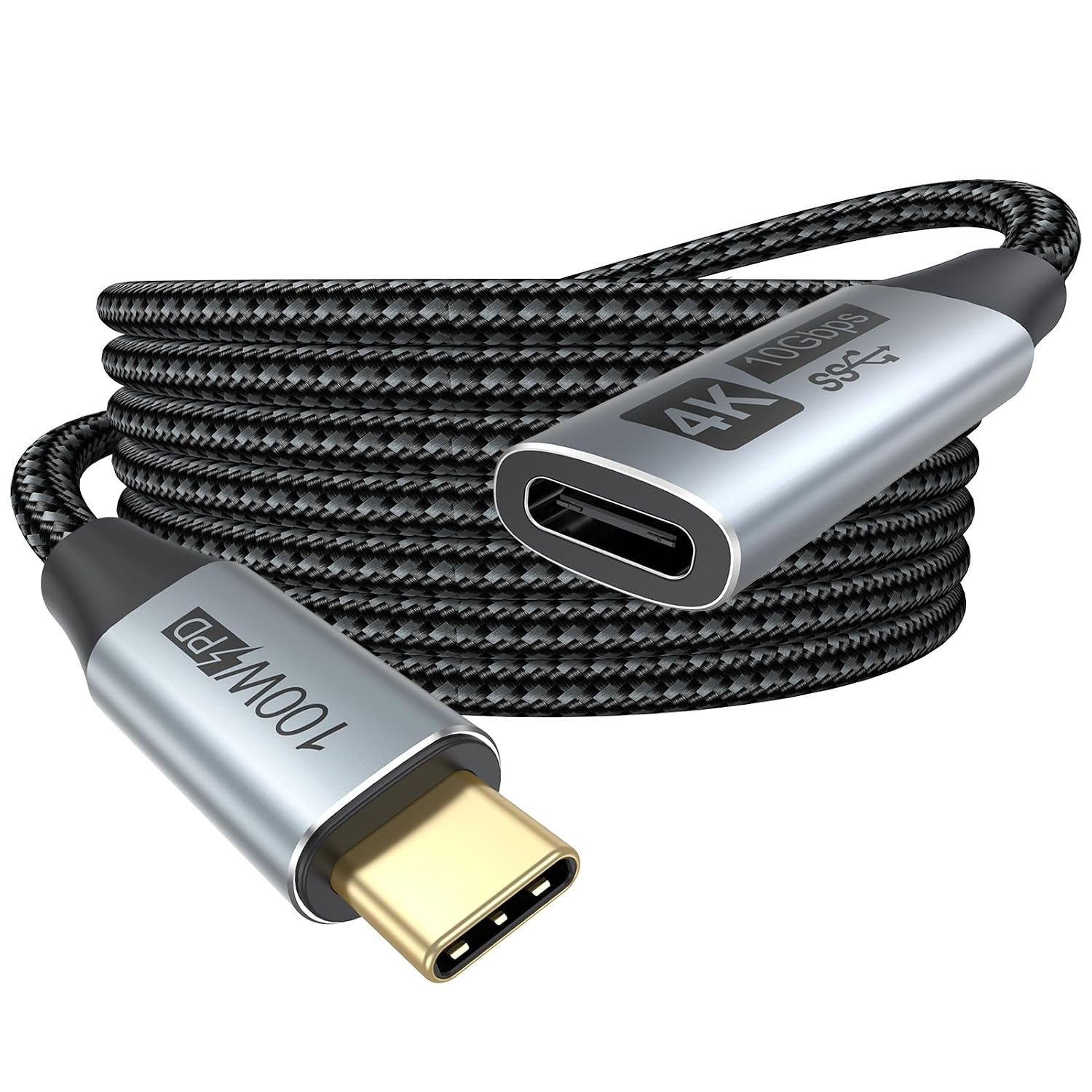 USB C Extension Cable 10FT Long | USBC 3.2 Extender Cord 10 FT,USBC Male