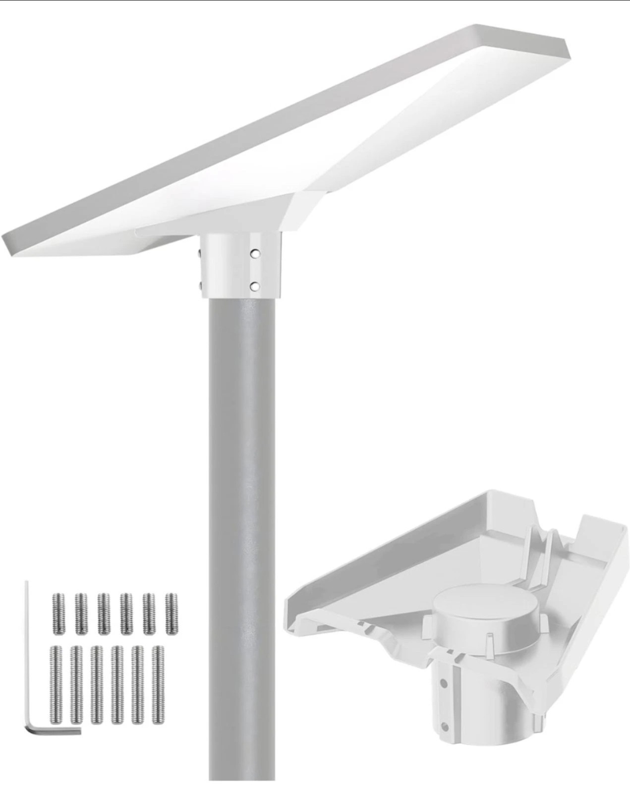 Starlink Gen 3 Mount, V3 Pole Mount,Gen 3 Mount Kit for Starlink Gen 3 - White