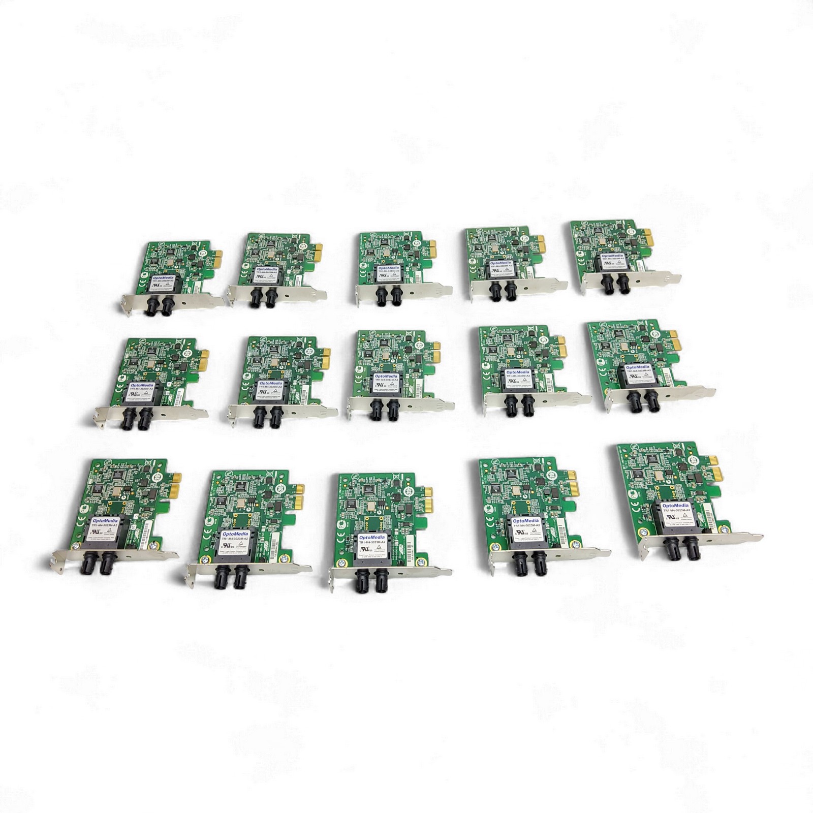 Lot of 15 Allied Telesis AT-2711FX/ST PCI Fiber Optic Network Interface Card NIC