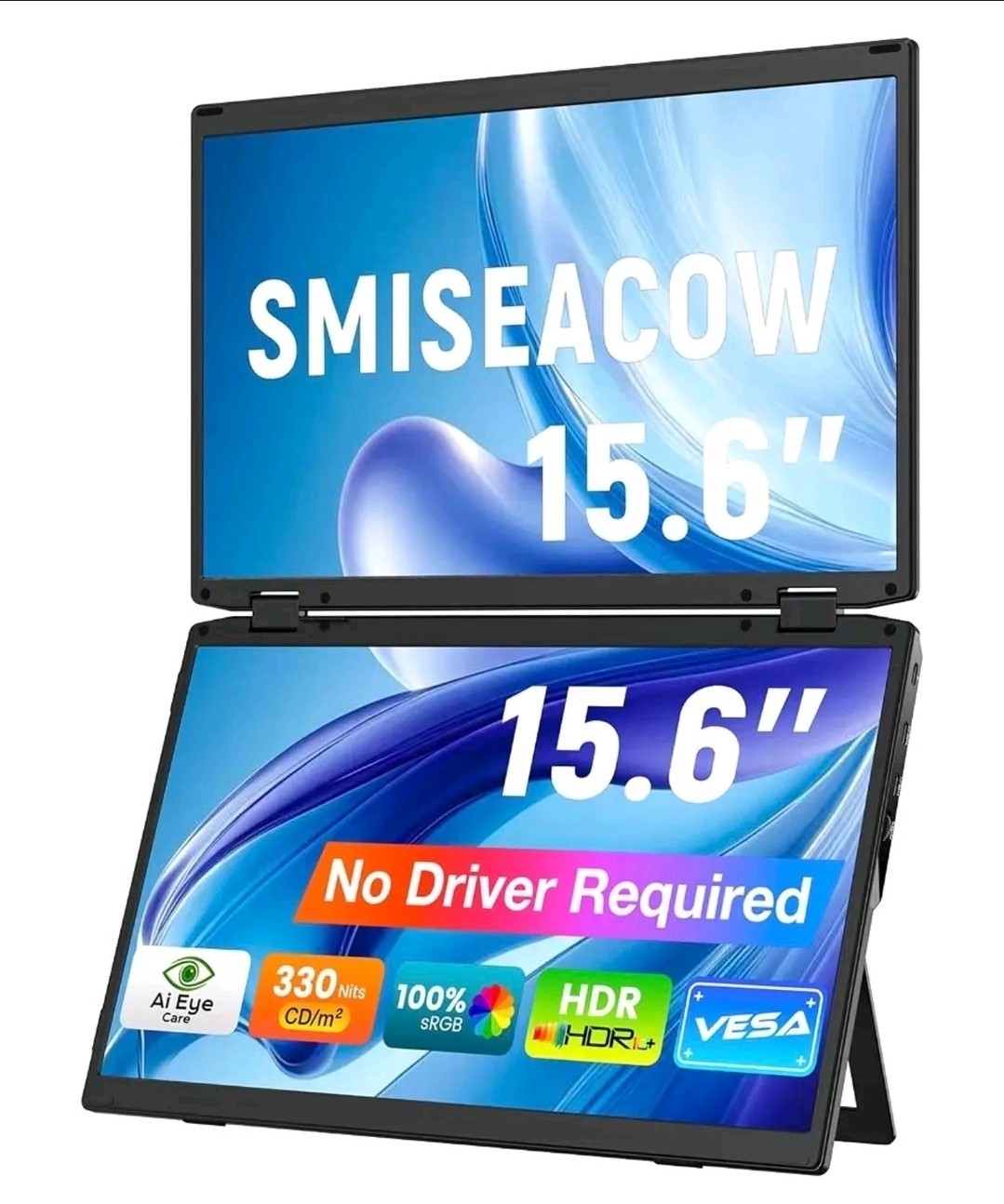 SMISEACOW Laptop Screen Extender 15.6" IPS 1080P Triple Portable Monitor MSRP249