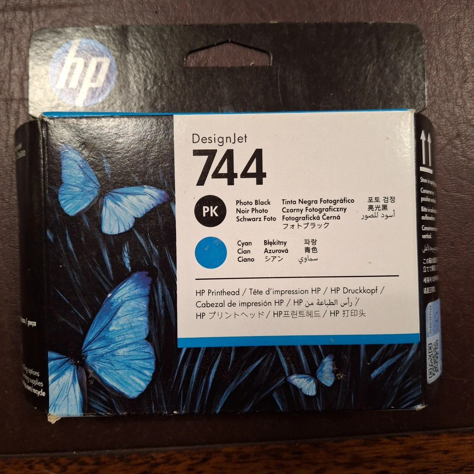 Genuine HP 744 Photo Black/Cyan Printhead  (F9J86A)  HP Z2600, Z5600  JAN 2026