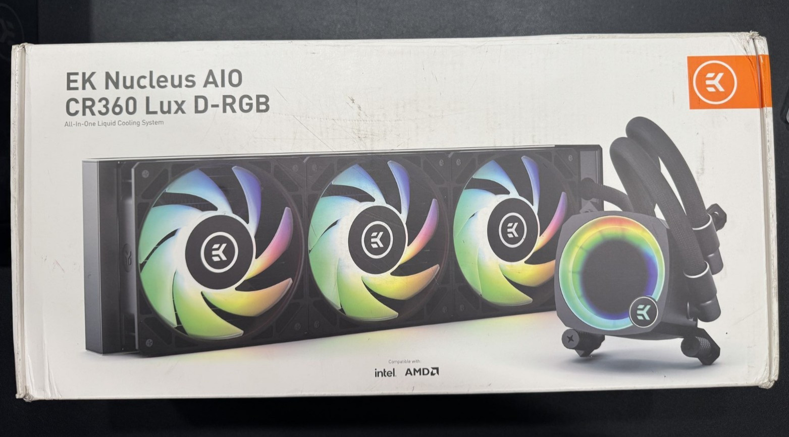 EK-Nucleus AIO CR360 Lux D-RGB 360mm Liquid CPU Cooler