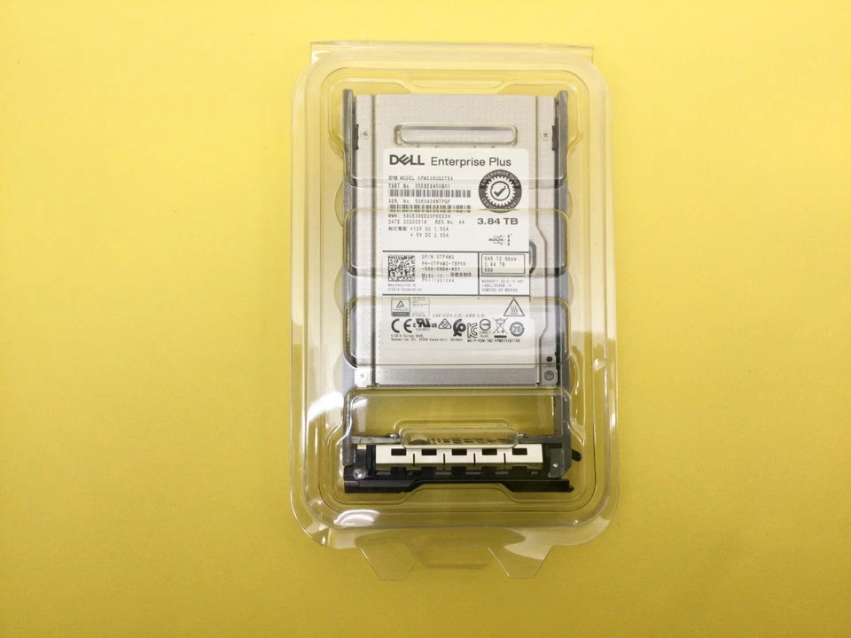 New TP4W3 0TP4W3 DELL Compellent 3.84TB SAS 12Gbps Read Intensive 2.5'' SSD