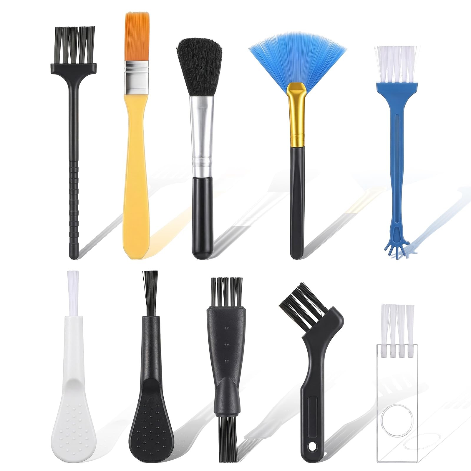 XLIUAX 10 Pcs Anti-Static Keyboard Brush Cleaning Set, Mini Portable Electron...