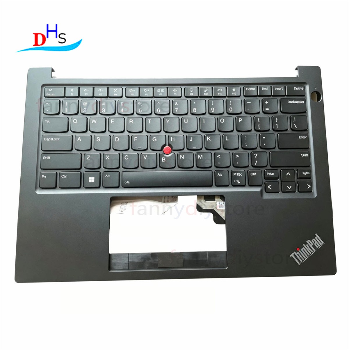 5M11L59795 For ThinkPad E14 Gen 5 Palmrest Cover Keyboard US Black Backlit