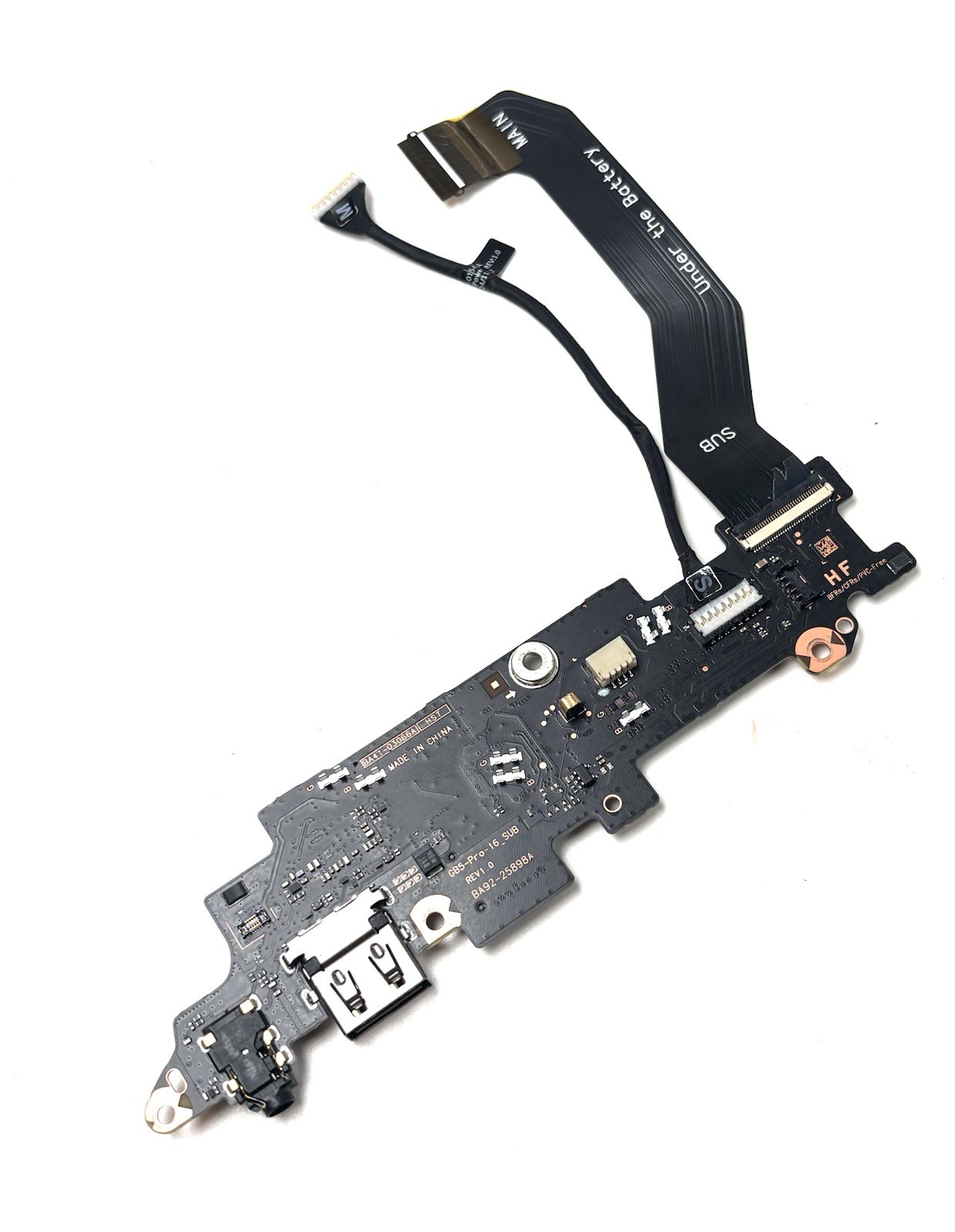BA41-03066A Samsung Galaxy NP960XHA USB Card Reader WiFi Audio Board Cable Part