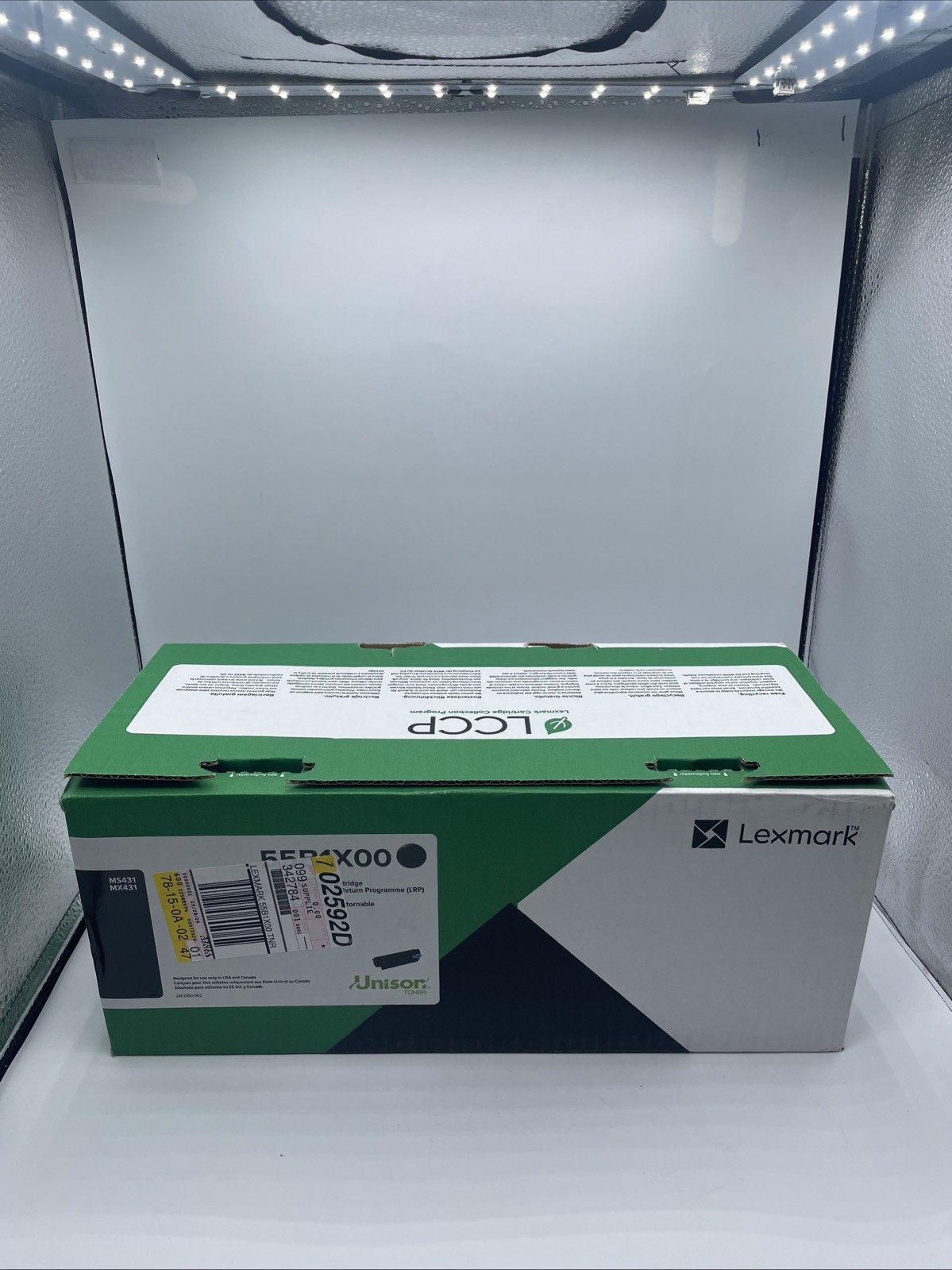 Lexmark 55B1X00 Laser Toner Cartridge - Black *FREE SHIPPING*
