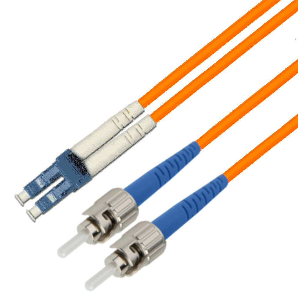 All Systems Broadband ASBJE2R2R16008MRDBT 8 Meter Duplex LC/UPC-LC/APC Orange Fi