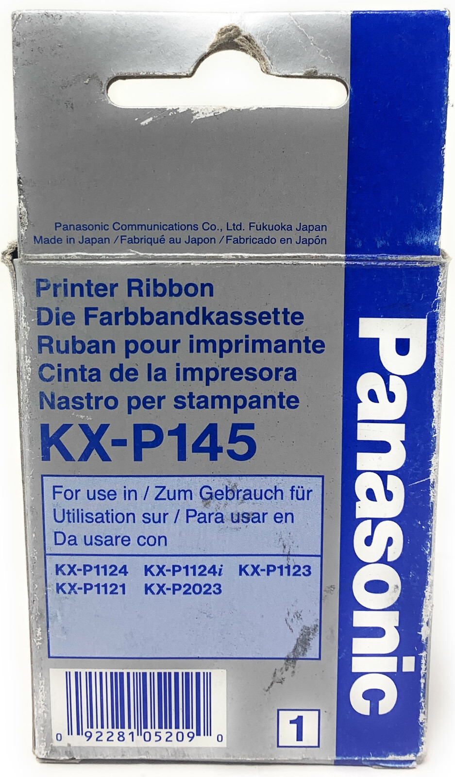 PANASONIC KX-P145 Original Black Ribbon For KX-P1121/KX-P1123/KX-P1124/KX-P2023