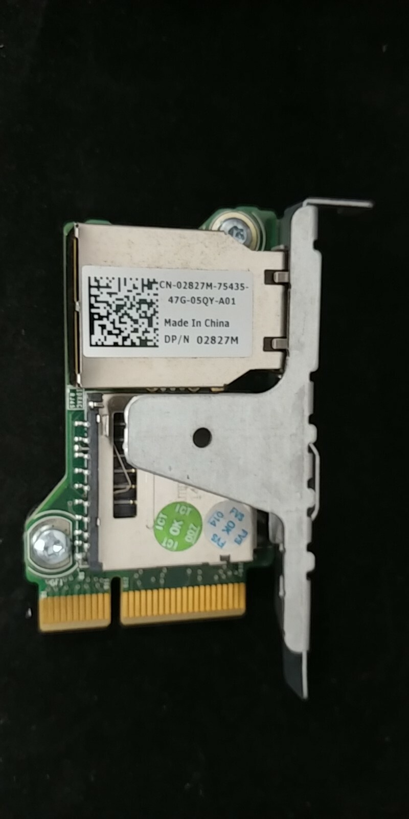 Dell 2827M Remote Access Card iDRAC7 Express R320 R420 R520 T320 T420