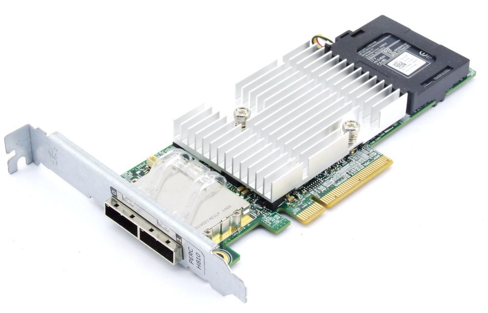 Dell 0NDD93 PERC H810 6Gb/s PCIe x8 SAS RAID Controller 1GB + BBU Battery 070K80