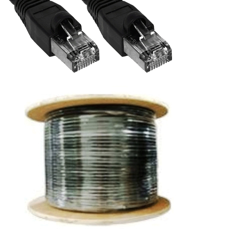 150'Ft CAT6 100% COPPER 23AWG Outdoor Direct Burial Cable cord waterproof