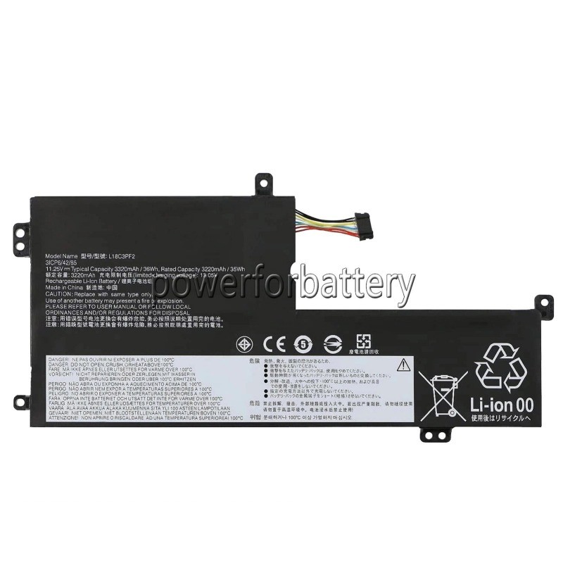 36Wh L18C3PF2 L18M3PF2 Battery for Lenovo Ideapad L340-15IWL 17IWL 15API 17API