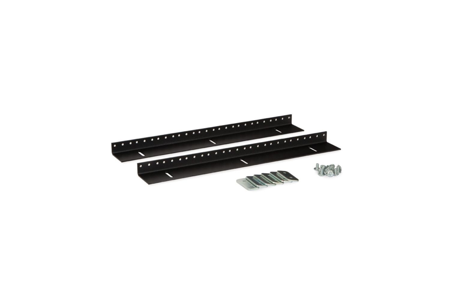 LINIER | 9U Wall Mount Vertical Rail Kit | 10-32 Tapped