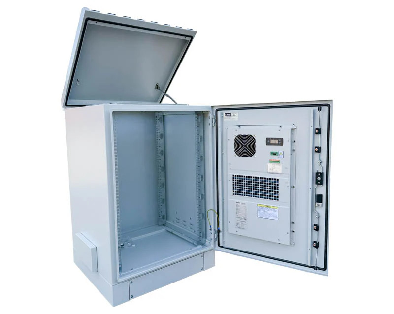 STURDX 16U 19" Outdoor Network Cabinet with A/C Unit, IP 66 rated Enclosure