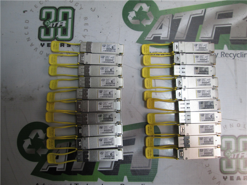 Cisco WSP Q40GLR4L 40GBASE LR4 Lite QSFP Transceiver Used Good Lot of 20