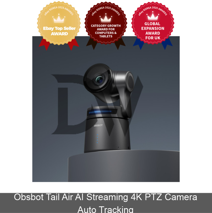 Obsbot Tail Air AI Streaming 4K PTZ Camera Auto Tracking Express