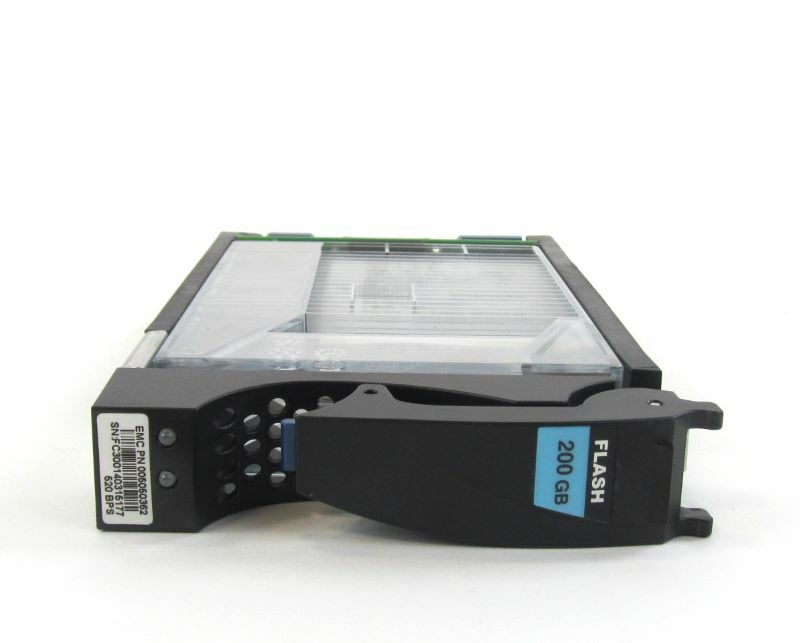 EMC 005050362 200GB  SSD 3.5" SAS DRIVE V3-VS6F-200 w/VNX5700 TRAY 118000382-05